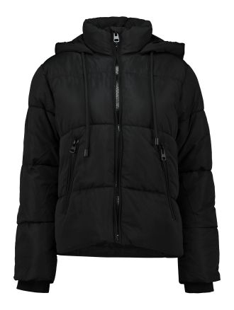 Hailys Steppjacke HAILYS LS P JK El44enia, Damen, Gr. S, schwarz, Web, Obermaterial: 100% Polyester, unifarben, Jacken Steppjacke