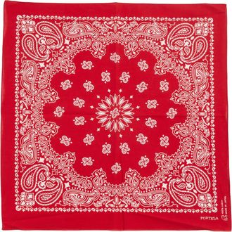 Fortela Ikara Cotton Bandana in Red at Nordstrom