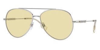 Burberry BE3147 1005M4 Womens Sunglasses Silver Size 58