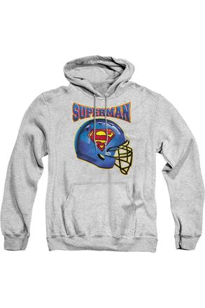 Gildan Superman Helmet Adult Pull Over Hoodie / Hooded Sweatshirt