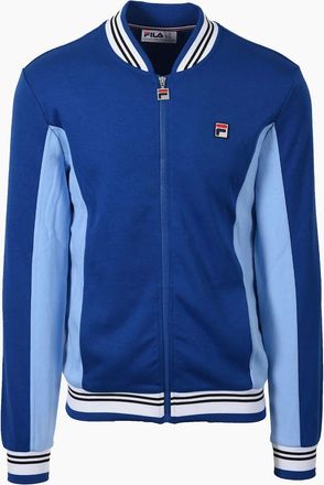 Fila Mens FILA SETTANTA TRACK JACKET LIMOGES/WHITE/NAVY - Blue - Size: 44