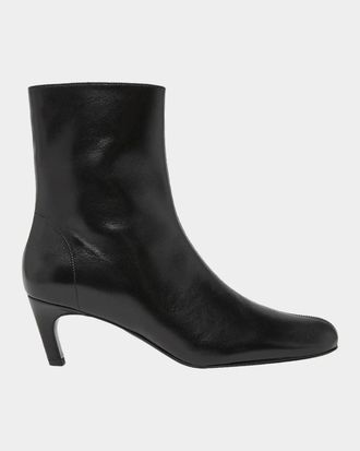 Proenza Schouler 60mm Uma Leather Ankle Boots