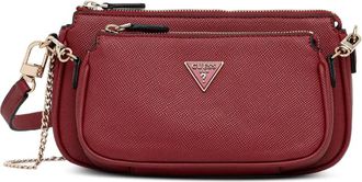 Guess Co Noelle chain satchel cross body bag - women - Polyurethane - One Size - Red