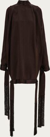 Ferragamo Women Mini dress Brown