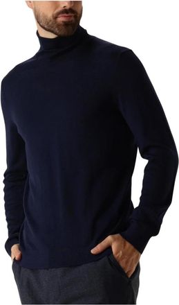 Selected Merino Roll Neck Sweater - Heren - Coltruien - Blauw - L - Wol - Truien & Vesten