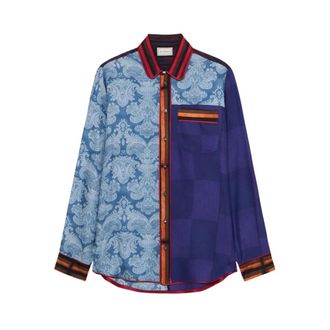 Pierre-Louis Mascia Hombre, Camisas, Azul, Talla: S