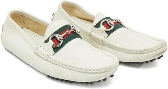 Gucci Mocassini in pelle con morsetto - Toni neutri