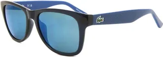 Lacoste L734S Rectangle Full Rim Sunglasses - Black