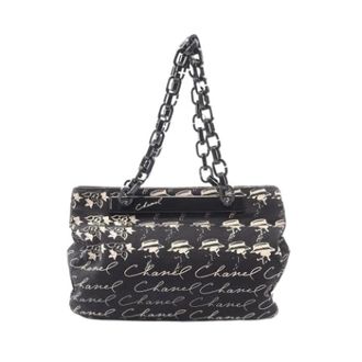 Chanel Pre-owned Shoulder Bags, female, Black, Size: ONE SIZE Pre-owned Vintage Canvas Tote Bag