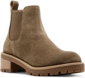 Blondo Mayes Waterproof Chelsea Boot in Taupe Suede at Nordstrom Rack, Size 5.5