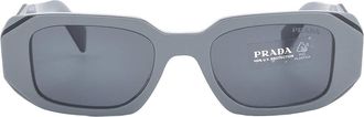 Prada Grey Geometic Geometric Ladies Sunglasses PR 17WS 11N09T 49
