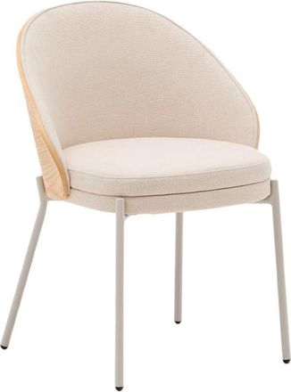 K Home Design Esszimmerstuhl Emmy - Chenille Light Beige