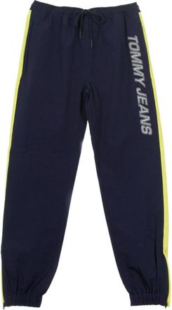 Tommy Hilfiger Trainingsbroek - Dames - Sweatpants - Blauw - S - Katoen - Broeken