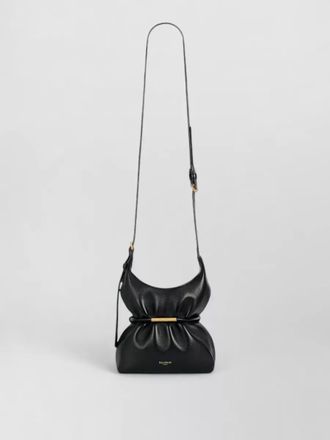 Balmain mini lamb leather shoulder bag