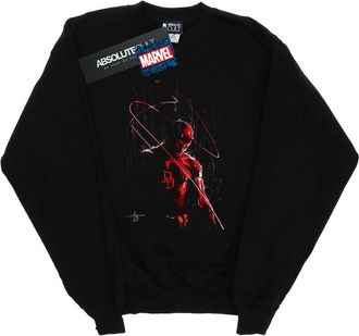 MARVEL Heren Daredevil Schilderij Sweatshirt (Zwart)