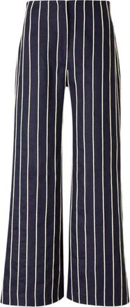 Andres Otalora Gestreepte broek - Blauw