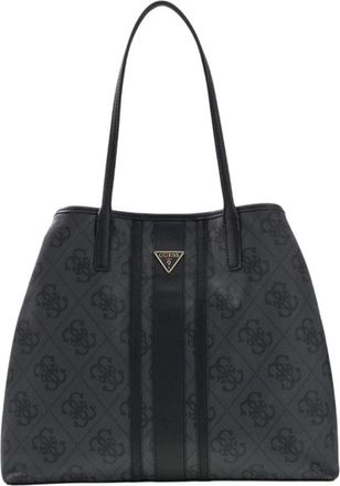 Guess Victtoria Tote Bag - Dames - Shoppers - Grijs - ONE Size - Polyester - Tassen
