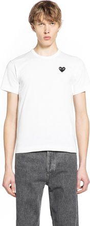 Comme Des Gar&ccedil;ons Heart Cotton T-Shirt