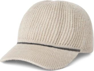 Brunello Cucinelli Ribbed-knit Baseball Cap