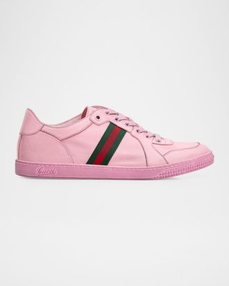 Gucci Coda Leather Low-Top Sneakers