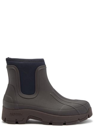 Kassl Editions X Tretorn Marie Rubber Ankle Boots - Brown - 36 (IT36 / UK3)
