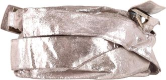 Fendi Fendi Schoudertas met Wikkel in Metallic Roze Leer