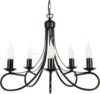 OEM L&aacute;mpara Colgante, Candelabro, Negro, Magma 13-930
