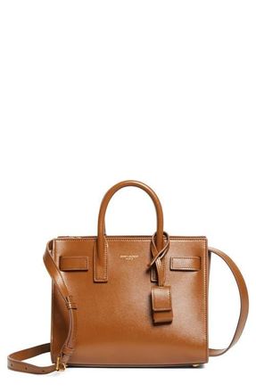 Saint Laurent Nano Sac de Jour Leather Tote in Fox at Nordstrom