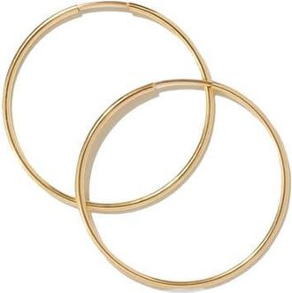 Made by Mary Live In Hoop Earrings in Gold Filled at Nordstrom, Size X-Large