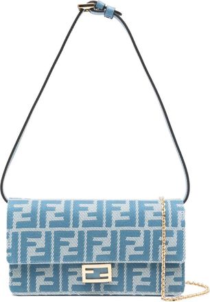 Fendi Borsa a tracolla Baguette - Blu