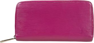 Louis Vuitton Epi Grenade Pink Epi Leather Long Wallet (Bi-Fold) (Pre-Owned)