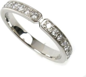 Herm&egrave;s Platinum 950 Band Ring (Pre-Owned)