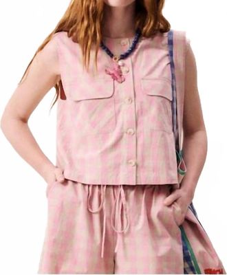 FRNCH Womens Aurora Top In Pink