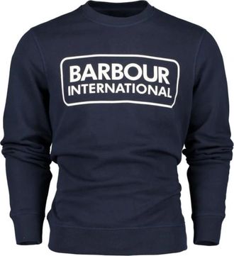 Barbour Grote Logo Sweatshirt in Navy - Heren - Sweatshirts - Blauw - XL - Katoen - Hoodies & sweatvesten