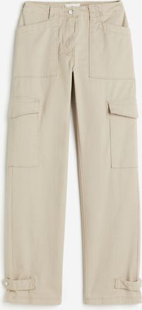 H&M Cargohose aus Twill - Beige