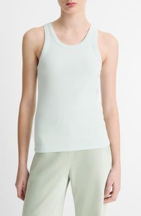 Vince Scoop Neck Rib Tank in Aqua Dew at Nordstrom Rack, Size Xx-Small