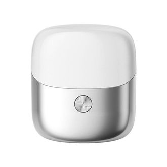 OEM Afeitadora El&eacute;ctrica Rotativa Port&aacute;til Con Cabezal Magn&eacute;tico Para Hombre, Color Plata