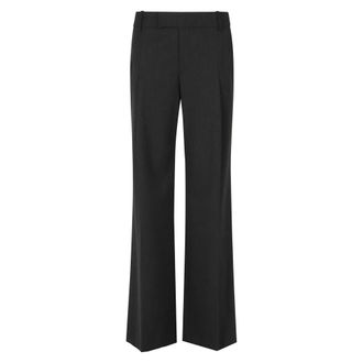 Federica Tosi Dames, Broeken, Grijs, Maat: XS