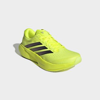 adidas Laufschuh ADIDAS PERFORMANCE SUPERNOVA RISE 3, Herren, Gr. 42,5, solar gelb, core schwarz, silber metallic, Synthetik, Textil, Schuhe Laufschuh