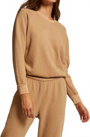 perfectwhitetee Allman Sweatshirt In Dune