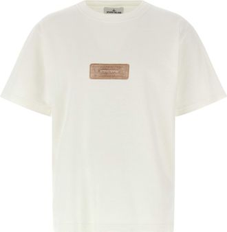 Stone Island Logo Print T-shirt