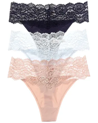 Skarlett Blue Set Of 3 Goddess Thong