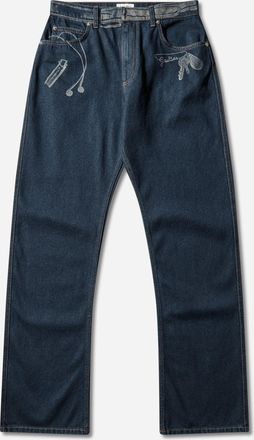 Jean Paul Gaultier Women s Trompe L oeil Jeans Indigo