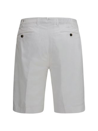 Germano Extended Flap Bermuda Shorts - White
