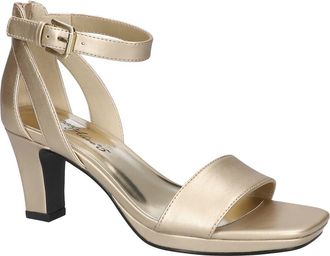 Easy Street Ro Ankle Strap Sandal in Champagne at Nordstrom, Size 9.5