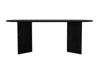 VENTE-UNIQUE.COM Mesa de comedor para 8 personas - negro - topaniawordwrap{70}}