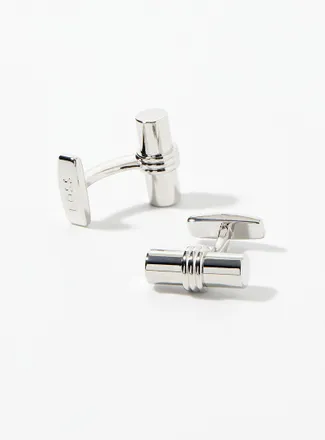 BOSS Mens Cylindrical cufflinks
