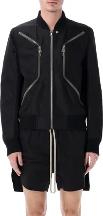 Rick Owens Black Regular Bomber Jacket
