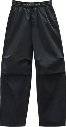 Alexander Wang Pantaloni A Vita Media Con Pieghe Al Ginocchio-Donna