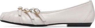 Loriblu Ballerina - Dames - Ballerinas - Wit - 35 EU - Schoenen